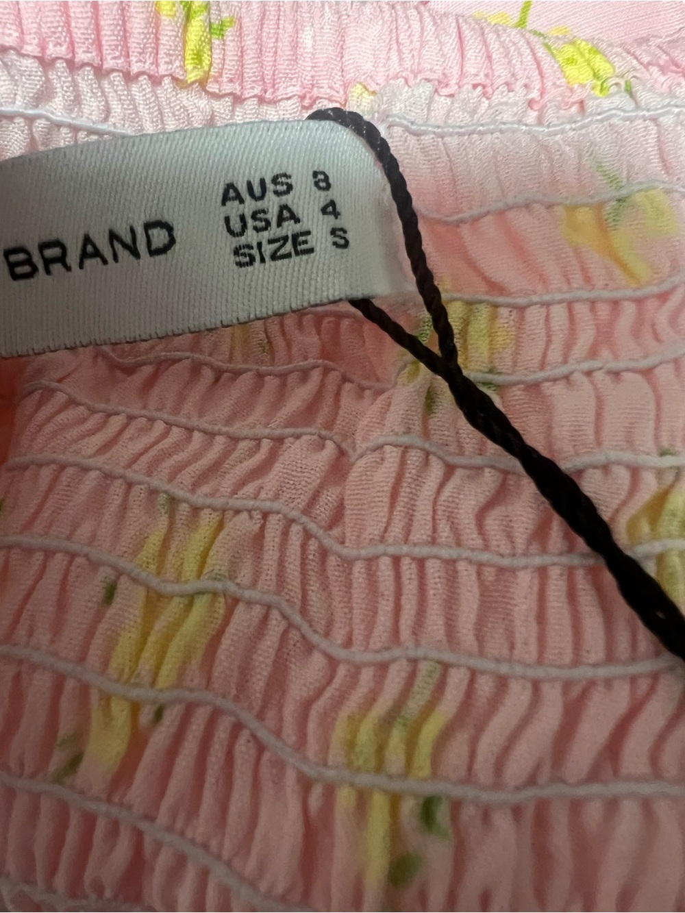 Faithfull the Brand Mid Summer Mini Dress Luda Floral Pink NWT Small - Picture 8 of 9